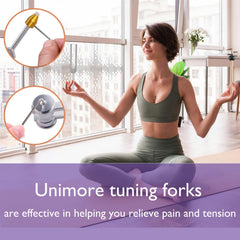 Unimore tuning forks 256 Hz Yin supports focus and grounding