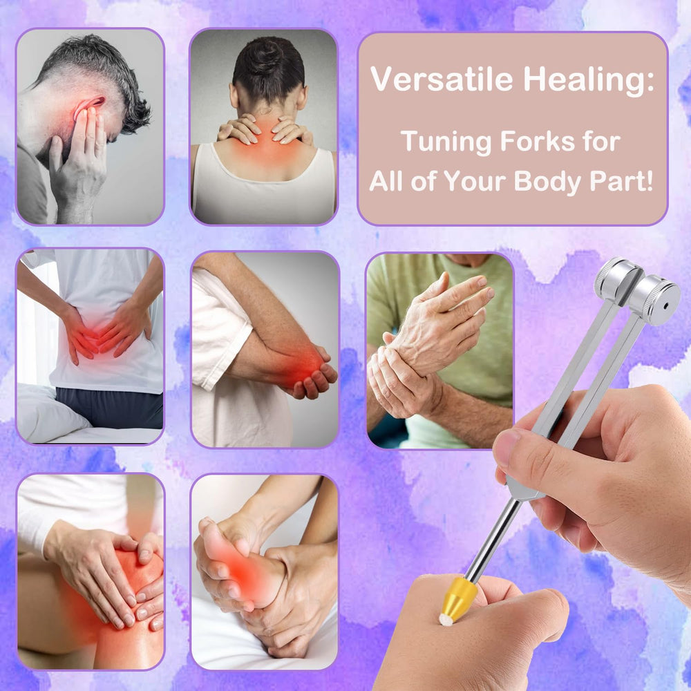 Unimore tuning forks 384 Hz Yang supports energy and clarity