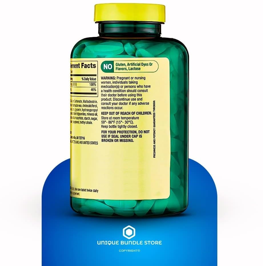 Unique Bundle Store bottle on kitchen counter ready for a wellness routine.