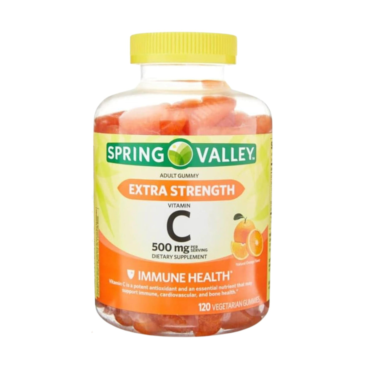 Unique Bundle Store Vitamin C Gummies 500mg bottle pour for convenient daily dosing