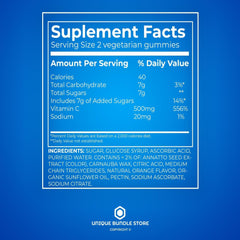 Unique Bundle Store Vitamin C Gummies for adults supports a simple daily wellness routine