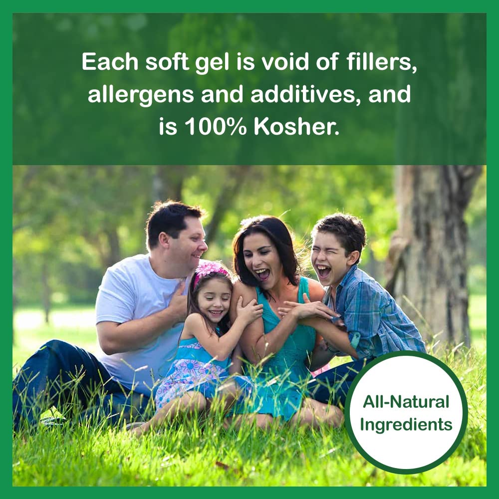 UNIQUE E tocopherols capsule pouring out gently for convenient daily vitamin routine.