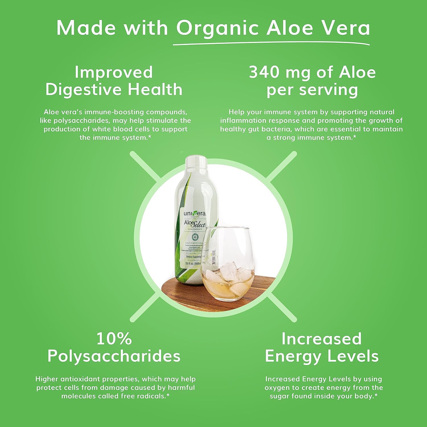 Pouring Univera Aloe Vera Juice with subtle aloe flavor