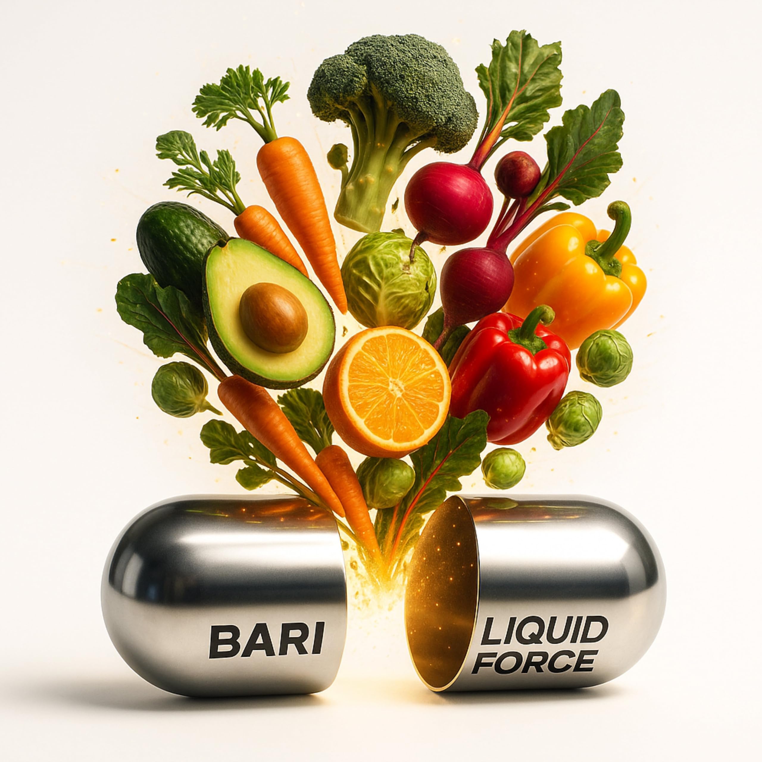 GMP-certified facility seal indicating quality and safety for Bari Liquid Force