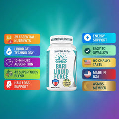 Universal Body Labs softgel capsules closeup show easy-to-swallow design for gentle post-surgery nutrition.