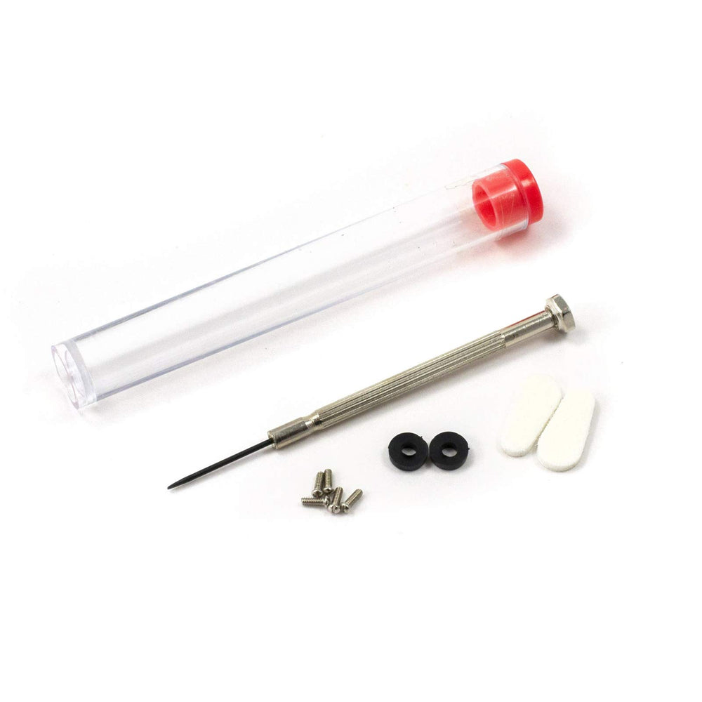 Universal Tool 11pc compact eyeglass repair kit case for portable eyewear fixes on the go