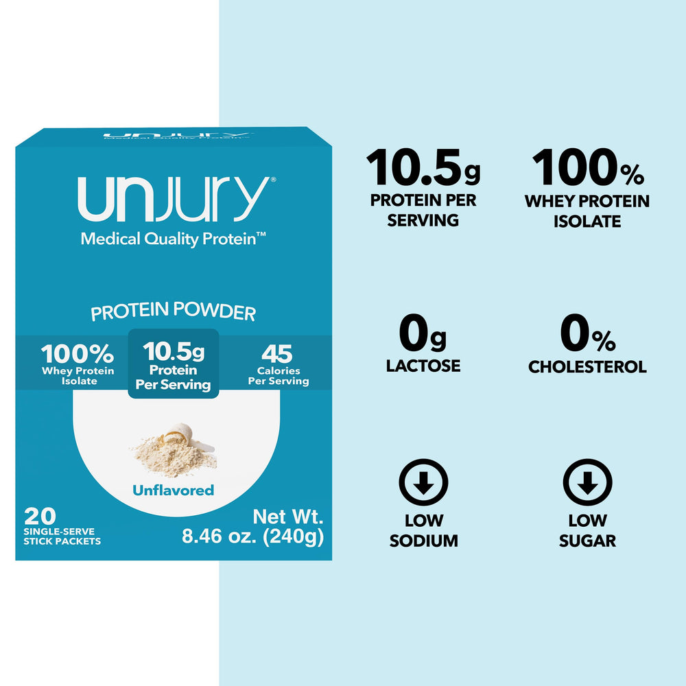 Unjury whey protein stick unflavored used as a baking ingredient.