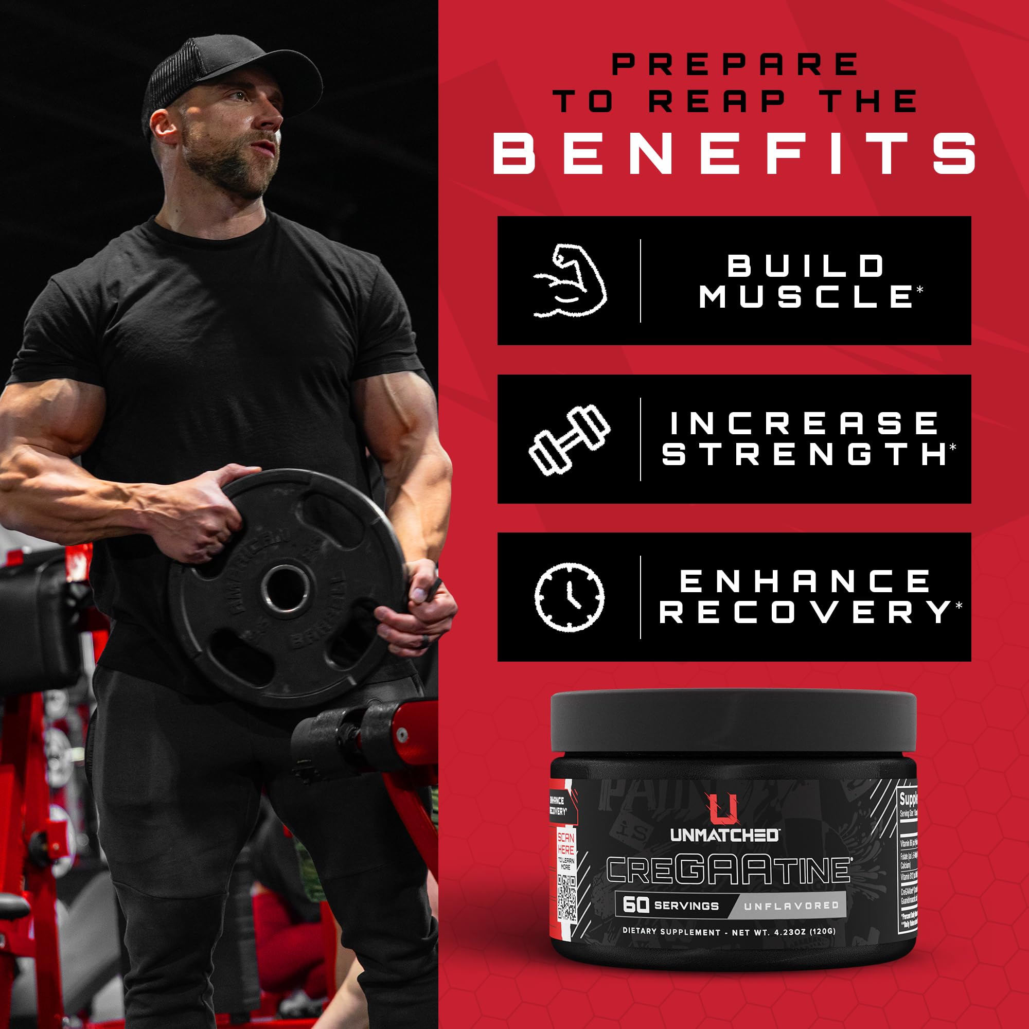 Unmatched CreGAAtine powder stirred in water for hydration-ready mix.