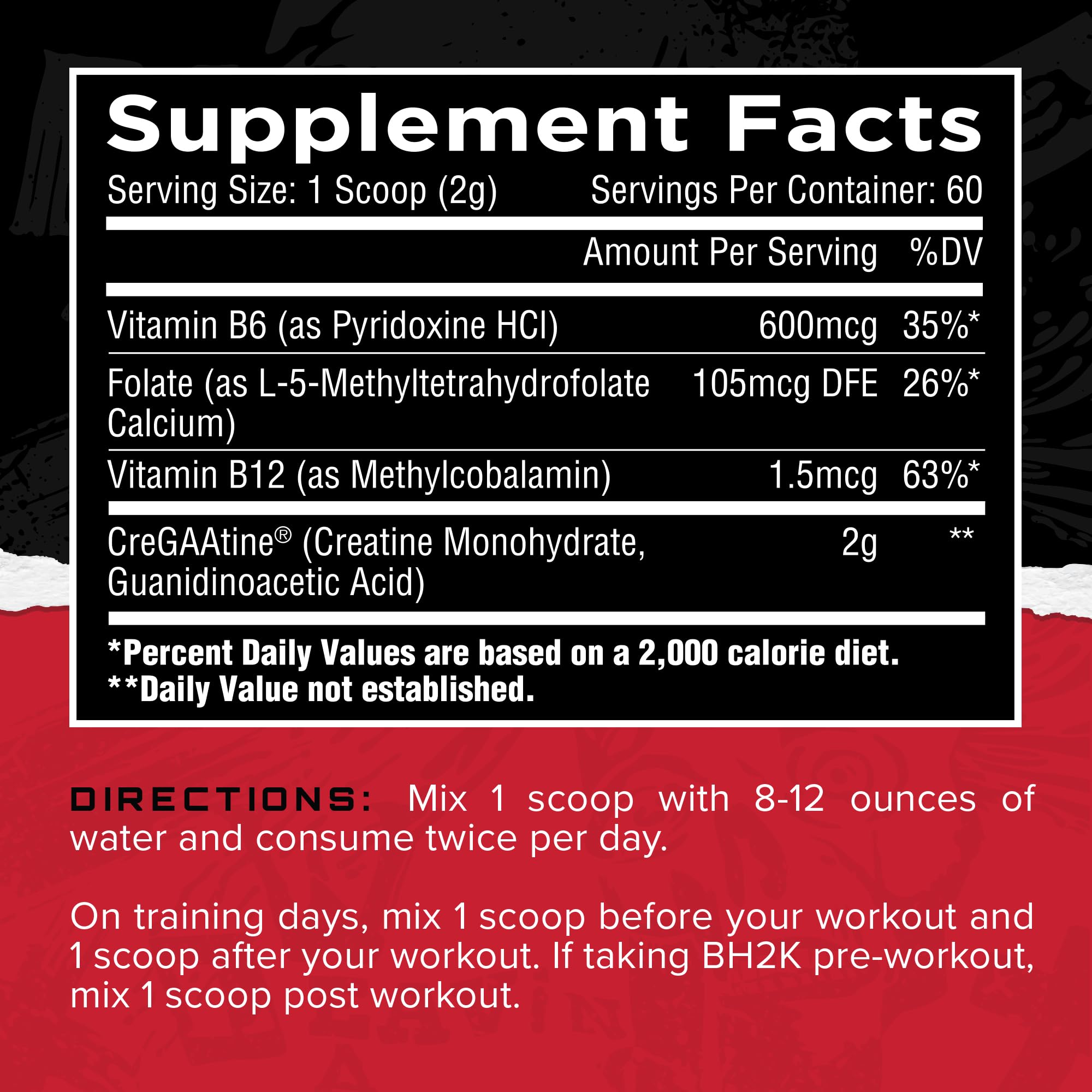 Unmatched CreGAAtine powder close-up illustrating versatile performance support.