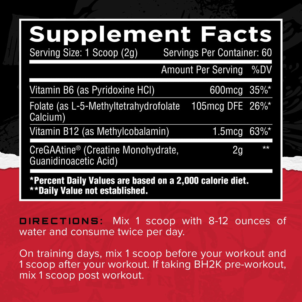 Unmatched CreGAAtine powder close-up illustrating versatile performance support.