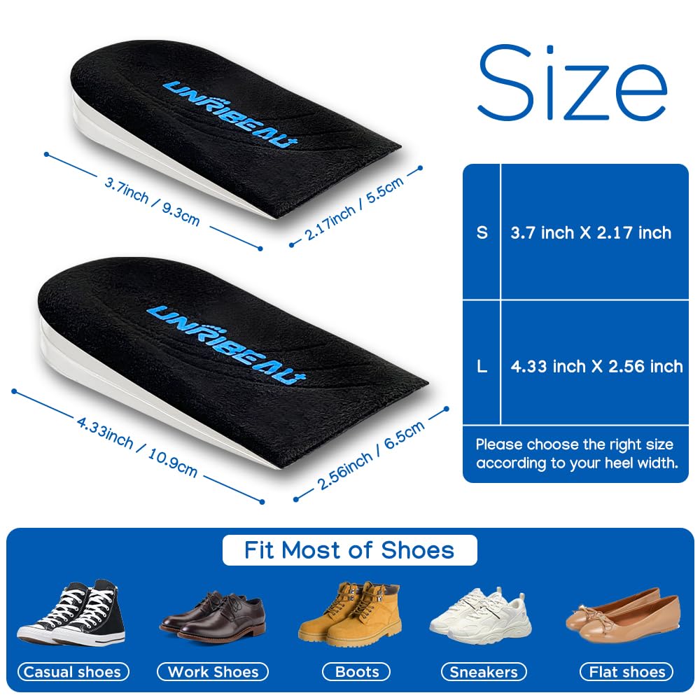 The adhesive bottom in Unribeau wedges keeps inserts secure inside shoes.