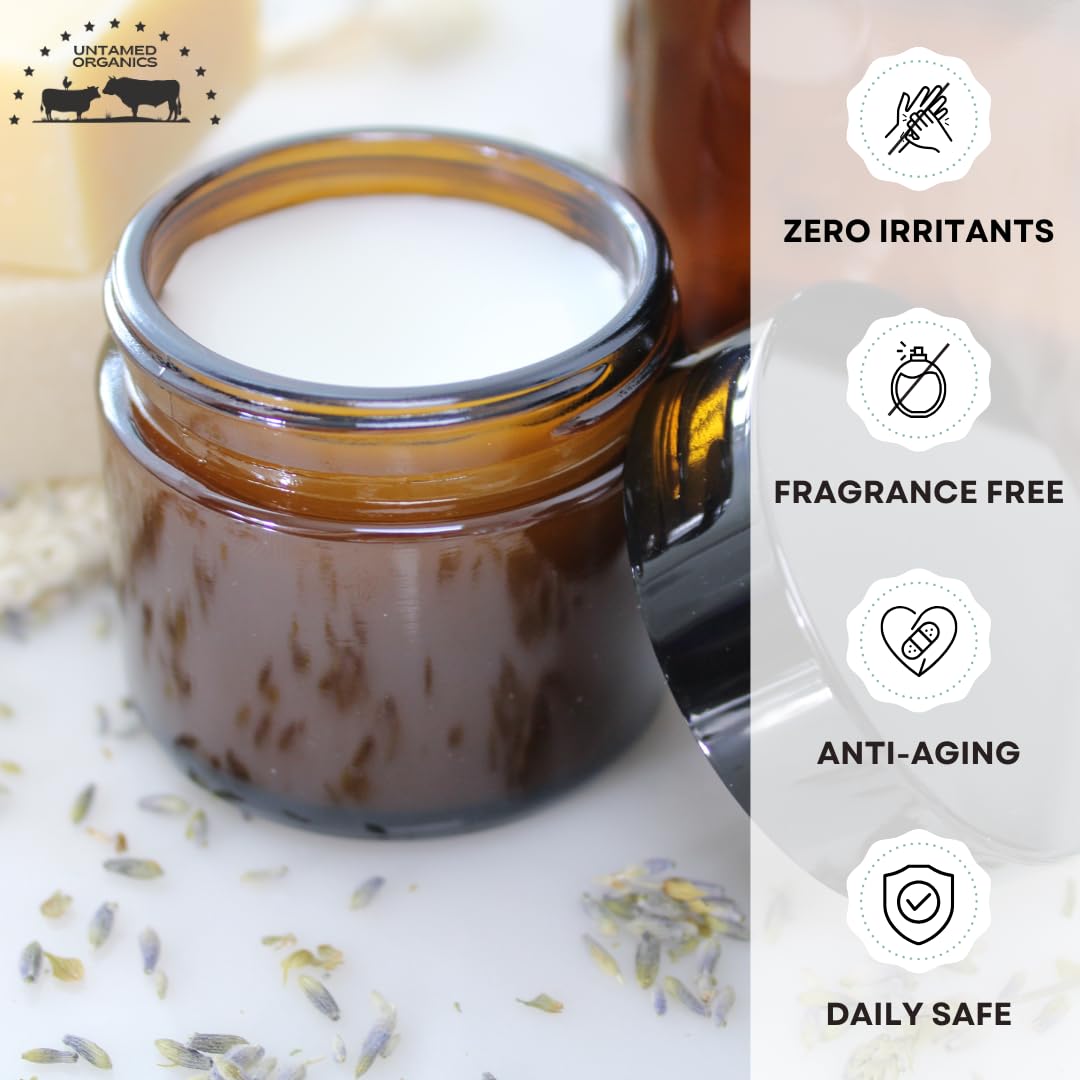 Untamed Organics Balm application on underarm area demonstrates daily care usability