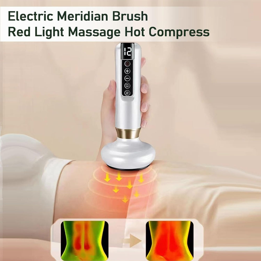 Uojojop tool top view highlights 12 suction levels for customizable therapy.