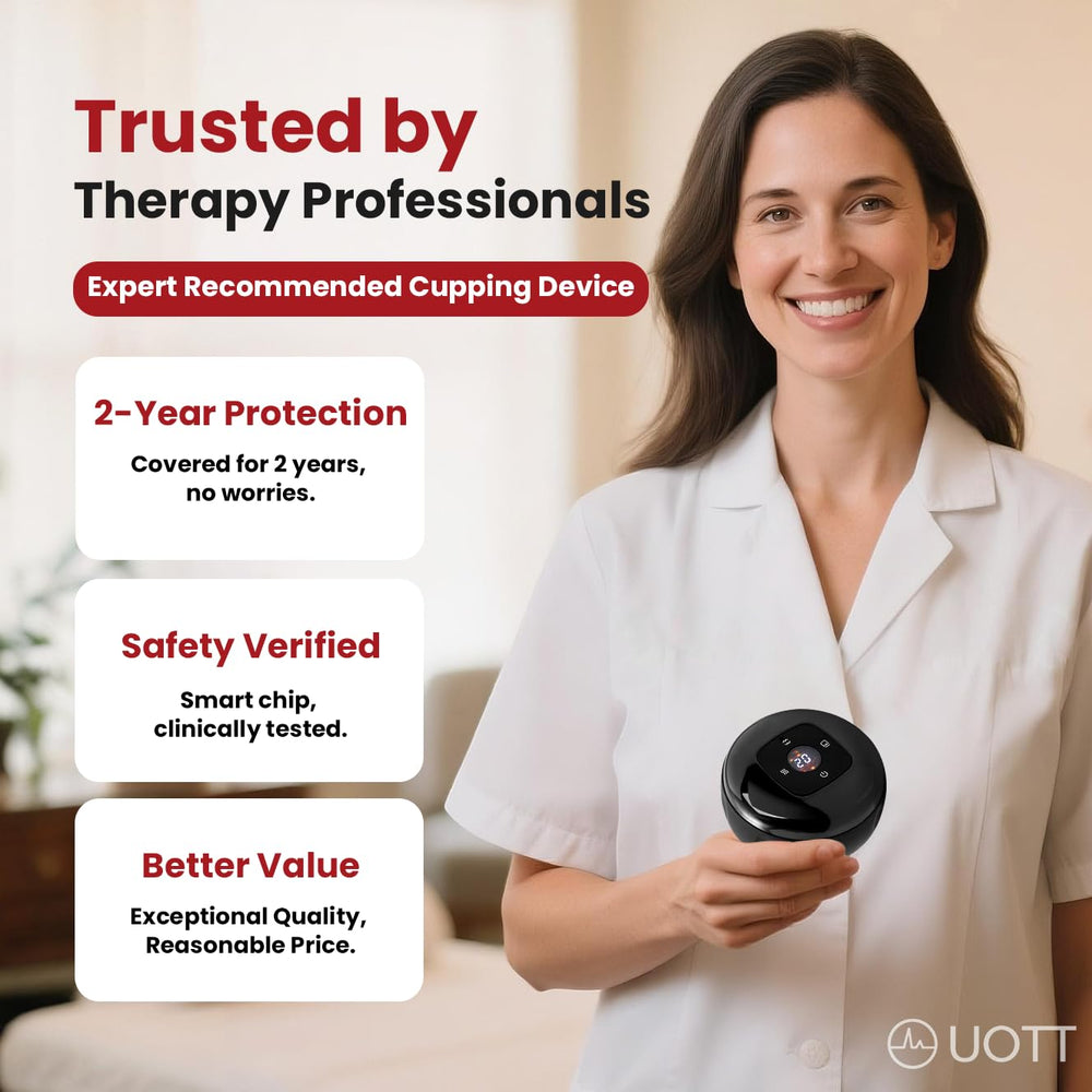 UOTT Original cupping kit includes warranty and support for user confidence