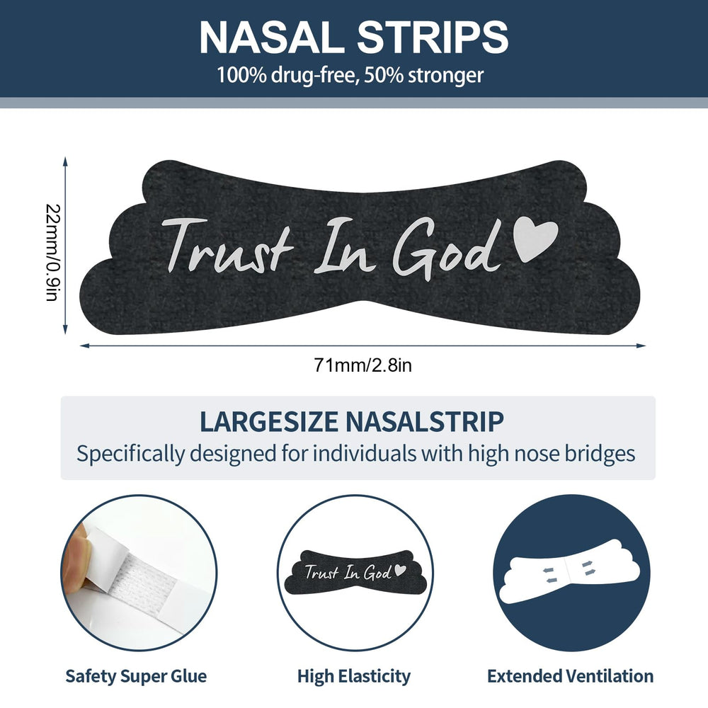 Universal 71x22 mm size fits most nose shapes securely.