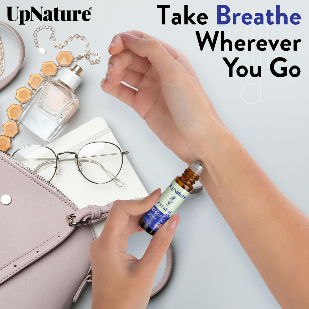 UpNature Breathe Roll-On de pino: aroma terroso y claridad en la respiración