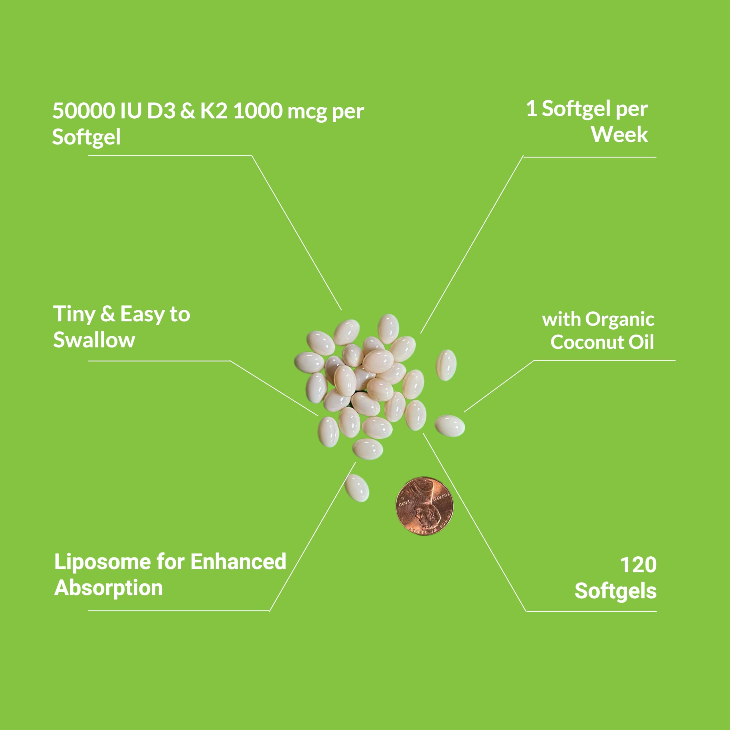 UpNourish liposomal D3-K2 absorption shot highlights improved bioavailability.