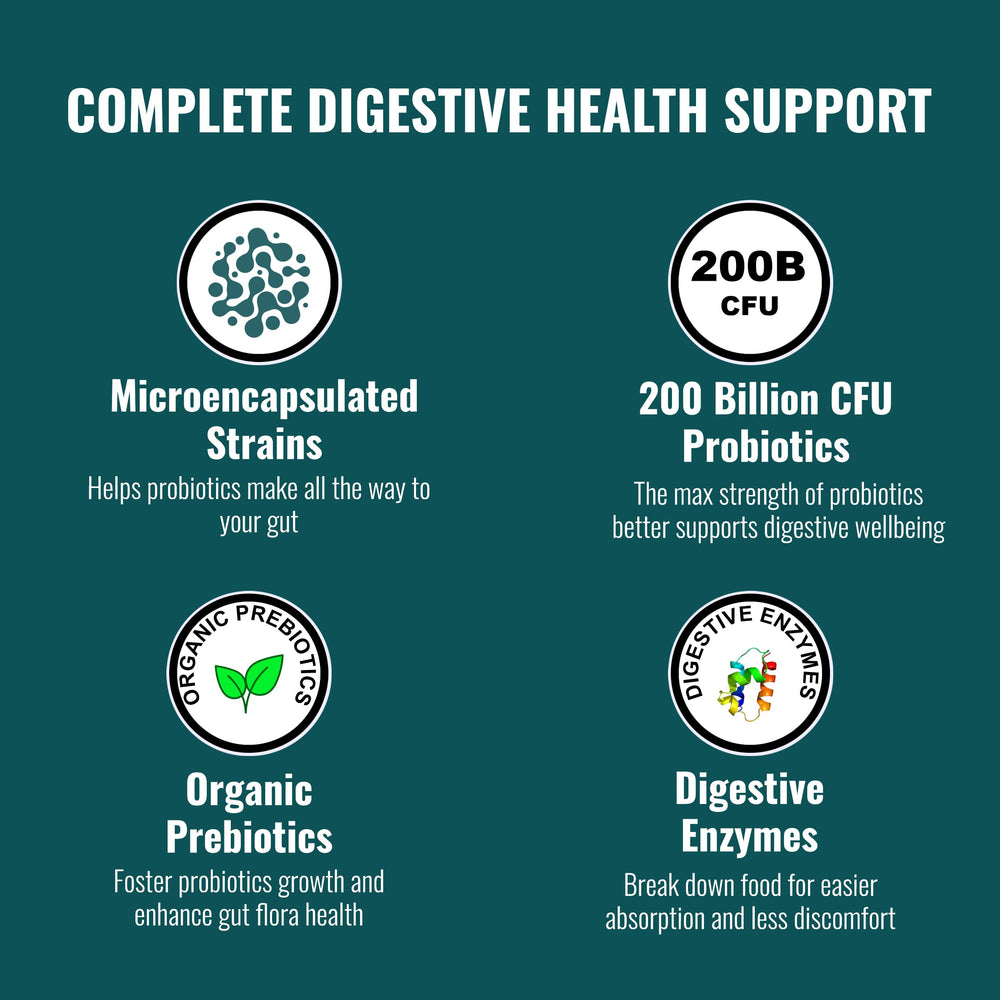 UpNourish Probiotics label shows 15 strains and shelf-stable reliability.