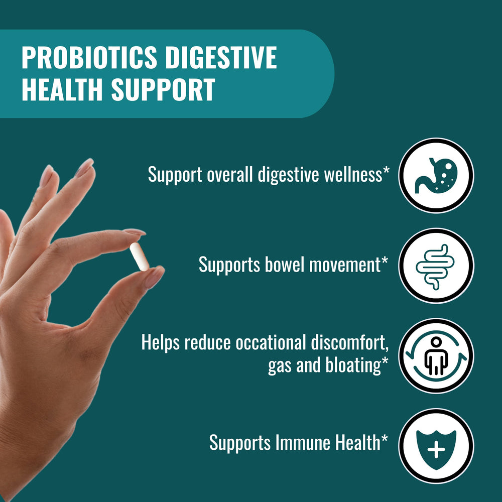 UpNourish Probiotics digestive enzymes blend in action for easier meals.