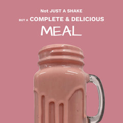UpNourish scoop with powder beside ingredients for quick smoothies