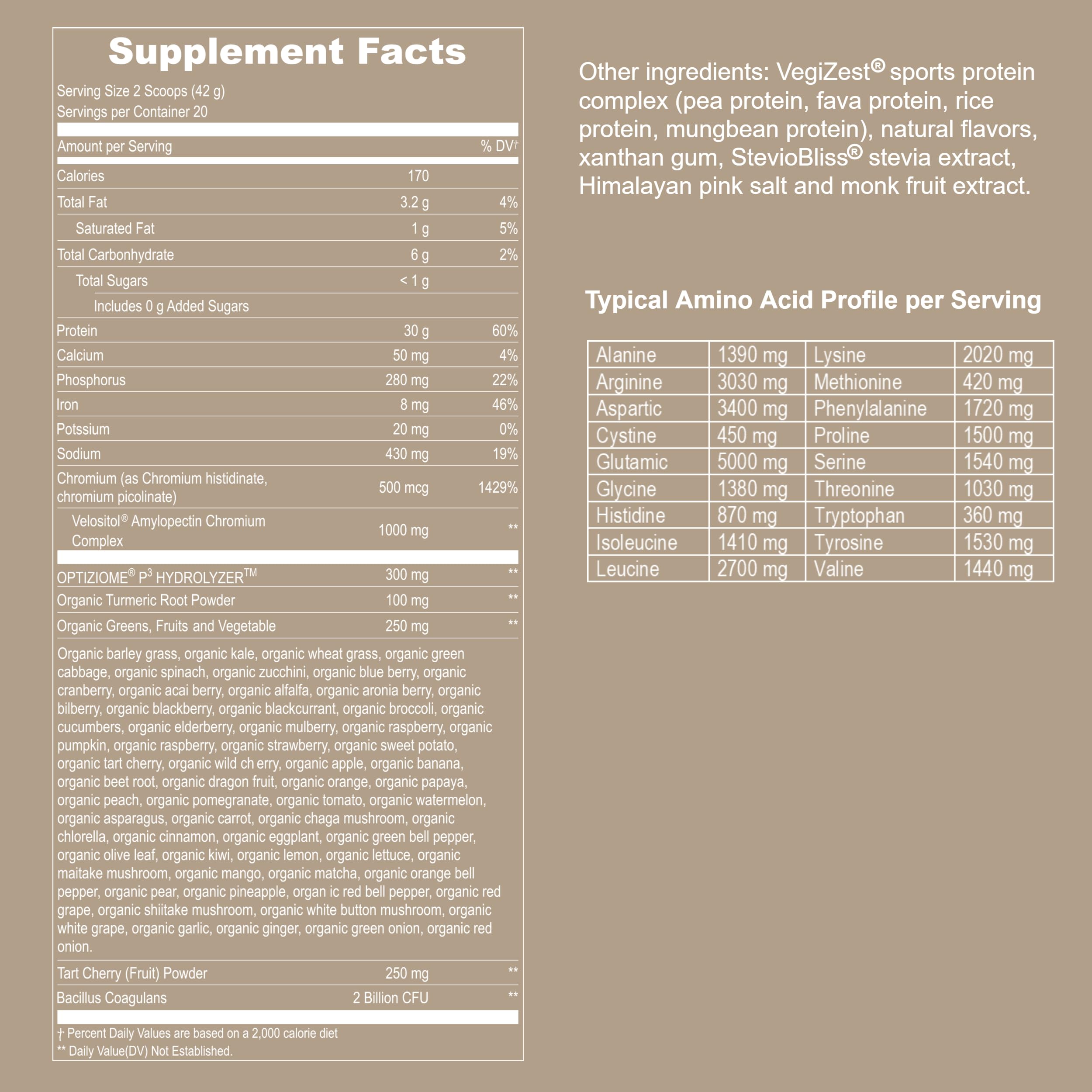UpNourish vanilla protein powder ready-to-mix shake in a glass after training