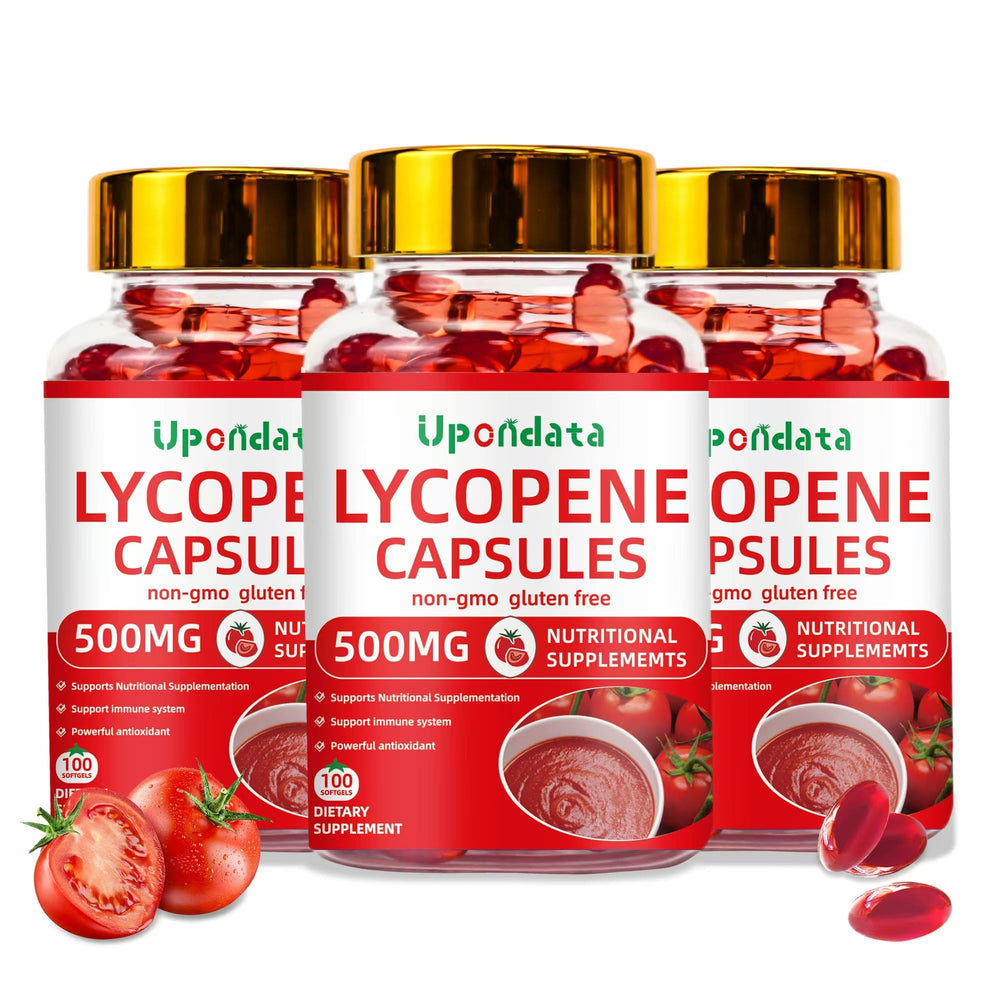 Upondata Lycopene ingredients list emphasizing vegetarian-friendly formula