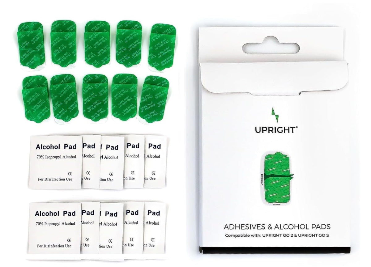 Upright GO adhesive replacement pack for GO2 GO S enables seamless continued use
