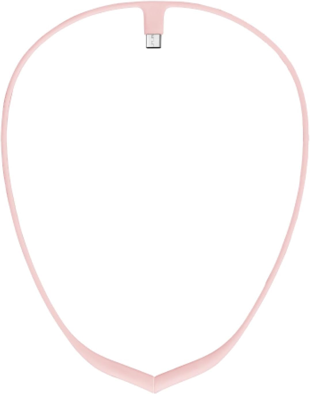 Upright Magnetic Necklace Pink front view; compatible with GO S and GO 2 for discreet posture support.