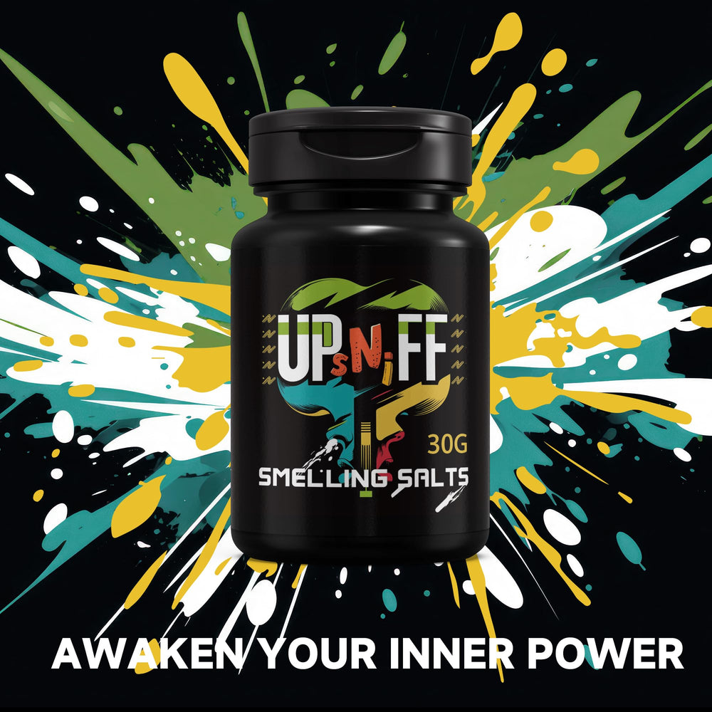 UpSniff Salts pocket-size container ready for on-the-go boosts.