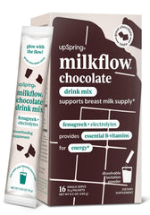 UpSpring Milkflow chocolate packets for easy daily use supporting busy breastfeeding moms
