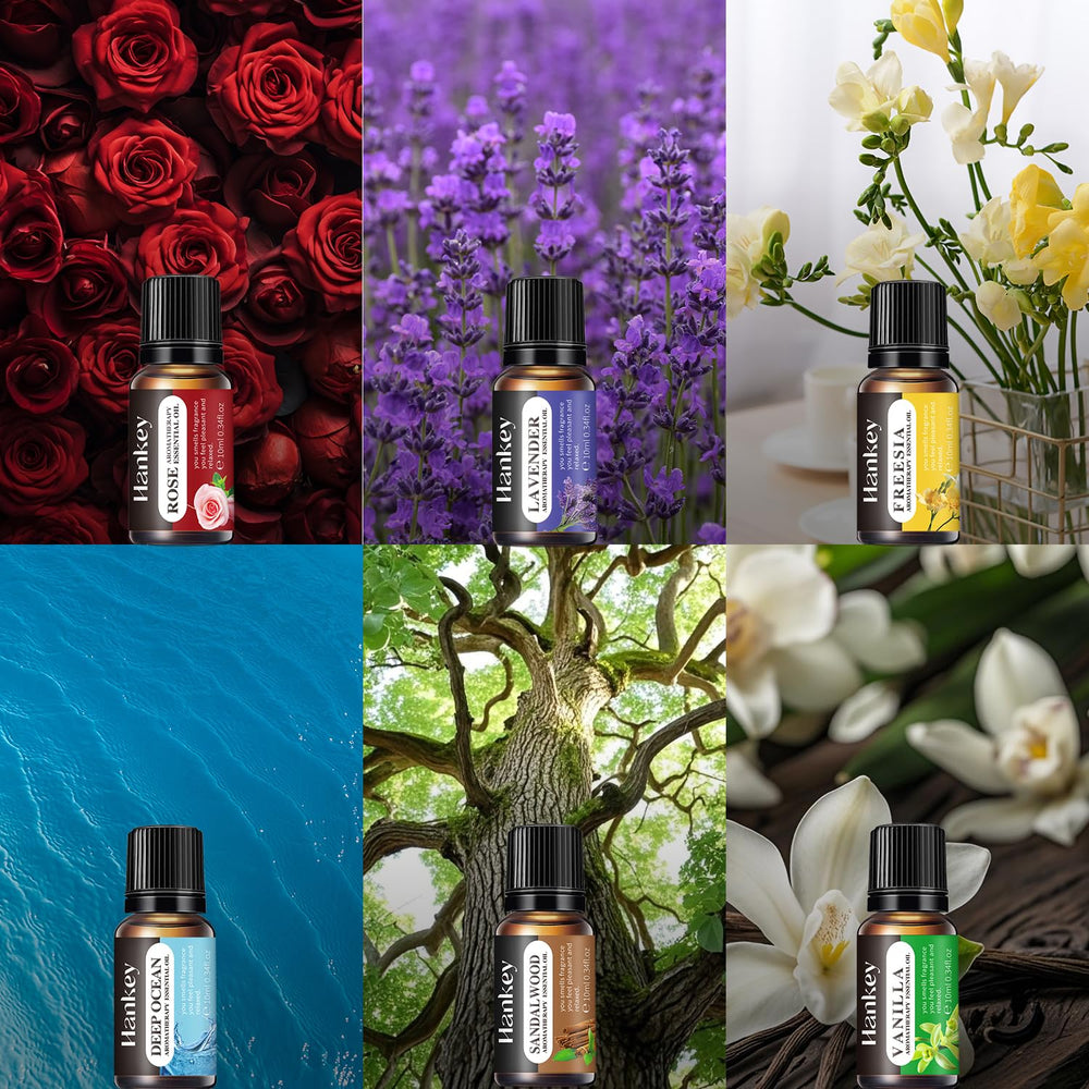 UPsyussa Freesia oil bottle uplifts mood with refreshing aroma