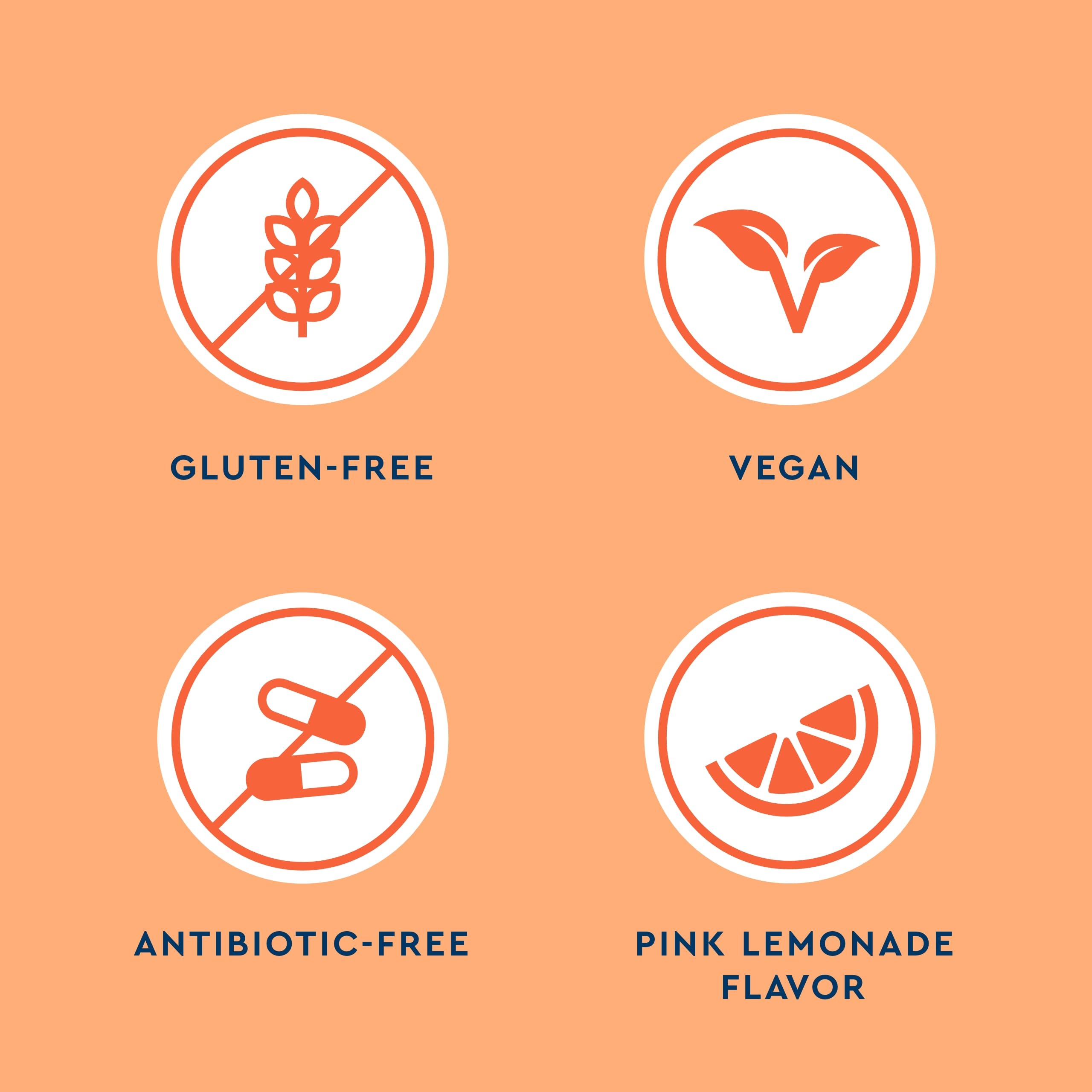 Uqora Flush vegan gluten-free label indicating dietary compatibility