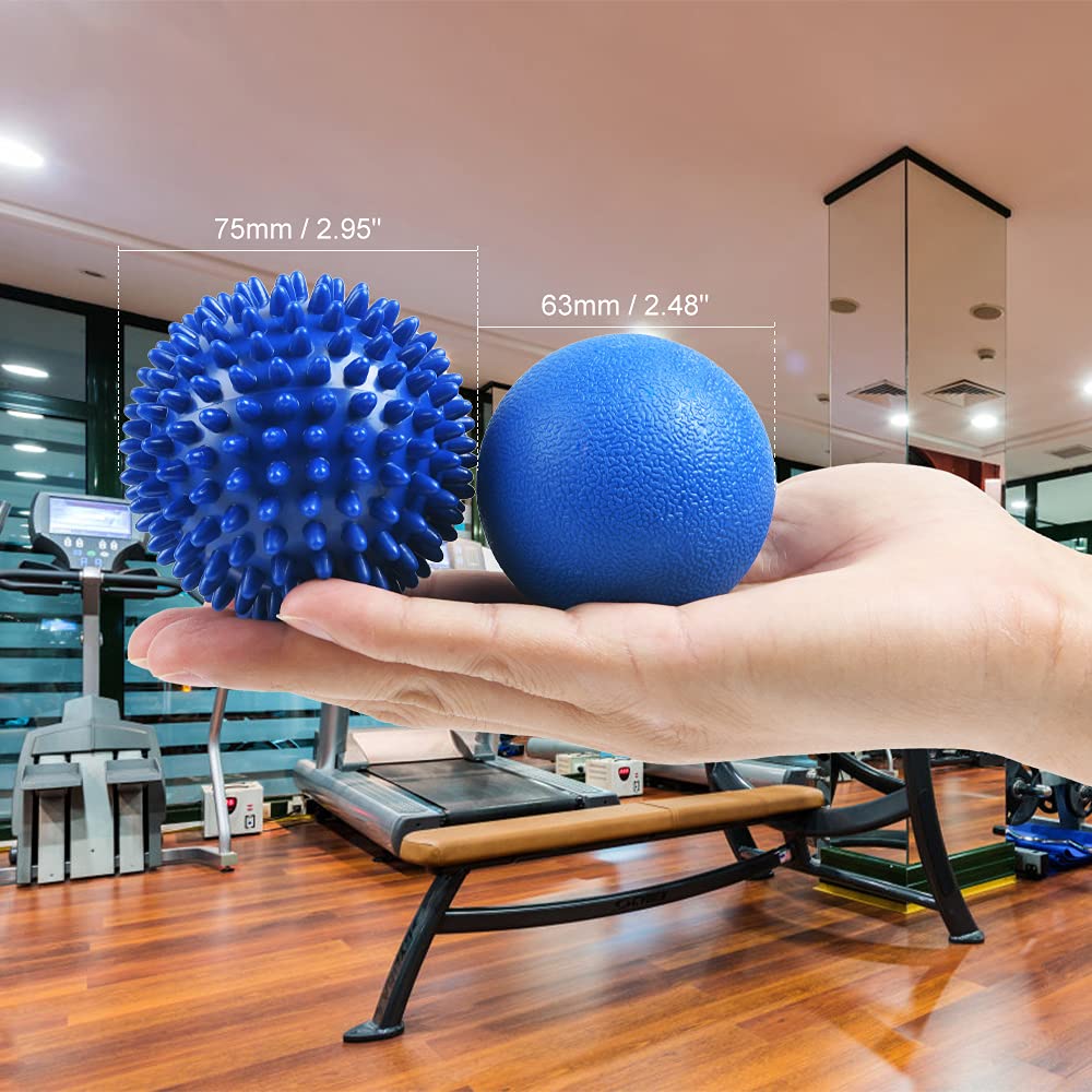 URAQT spiky ball blue quick-use tool for daily tension release.