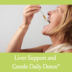 Urban Moonshine Healthy Liver Bitters artichoke leaf detail highlights key detox ingredients