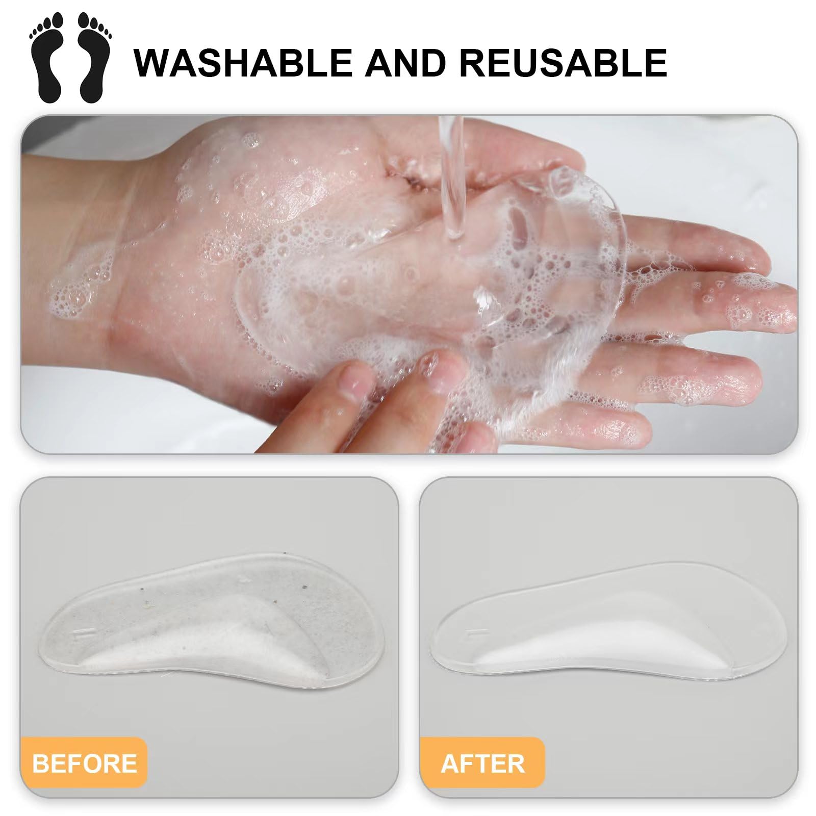 UrChoice reusable washable arch cushions stay fresh after cleaning.