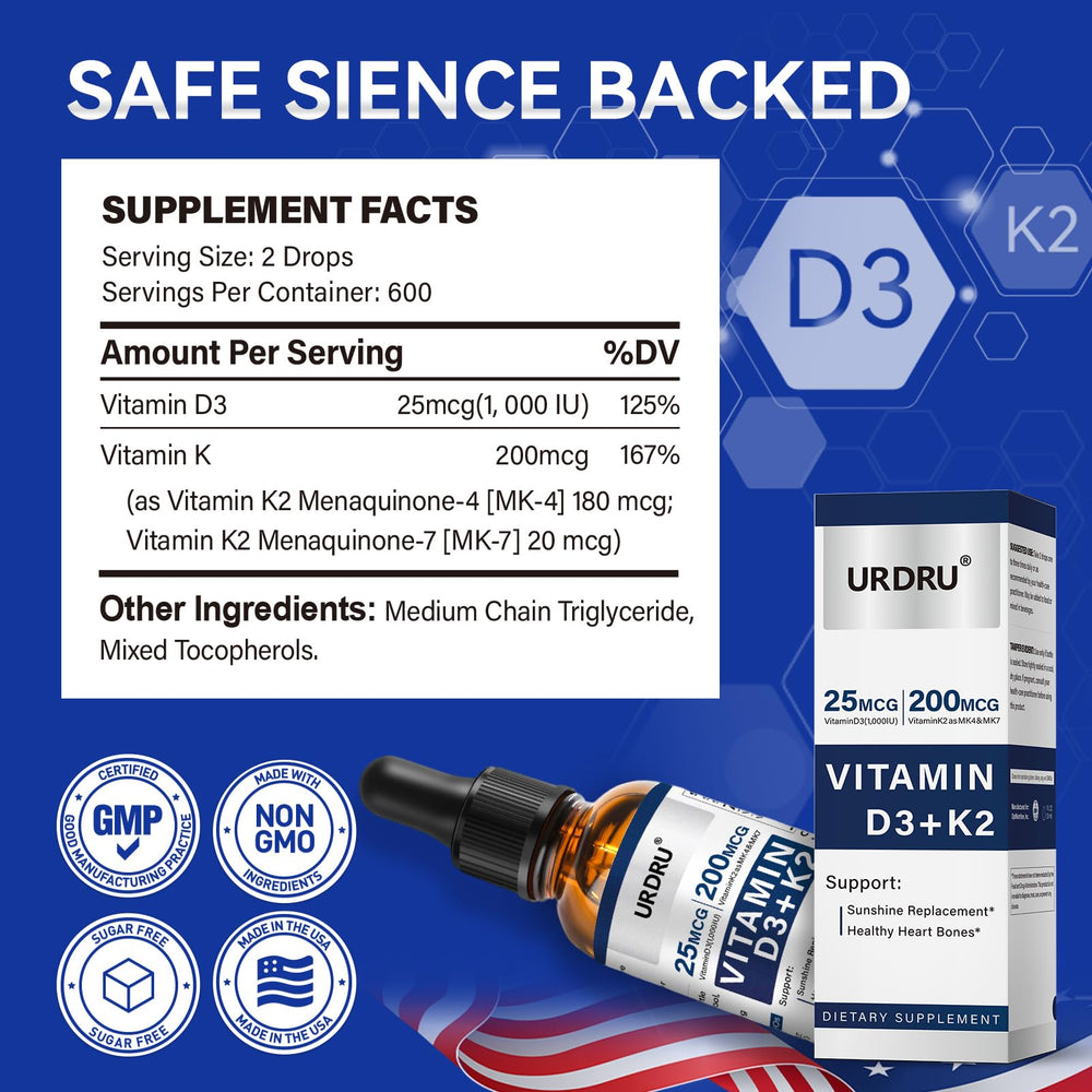 URDRU precision-dropper enables accurate daily dosing.