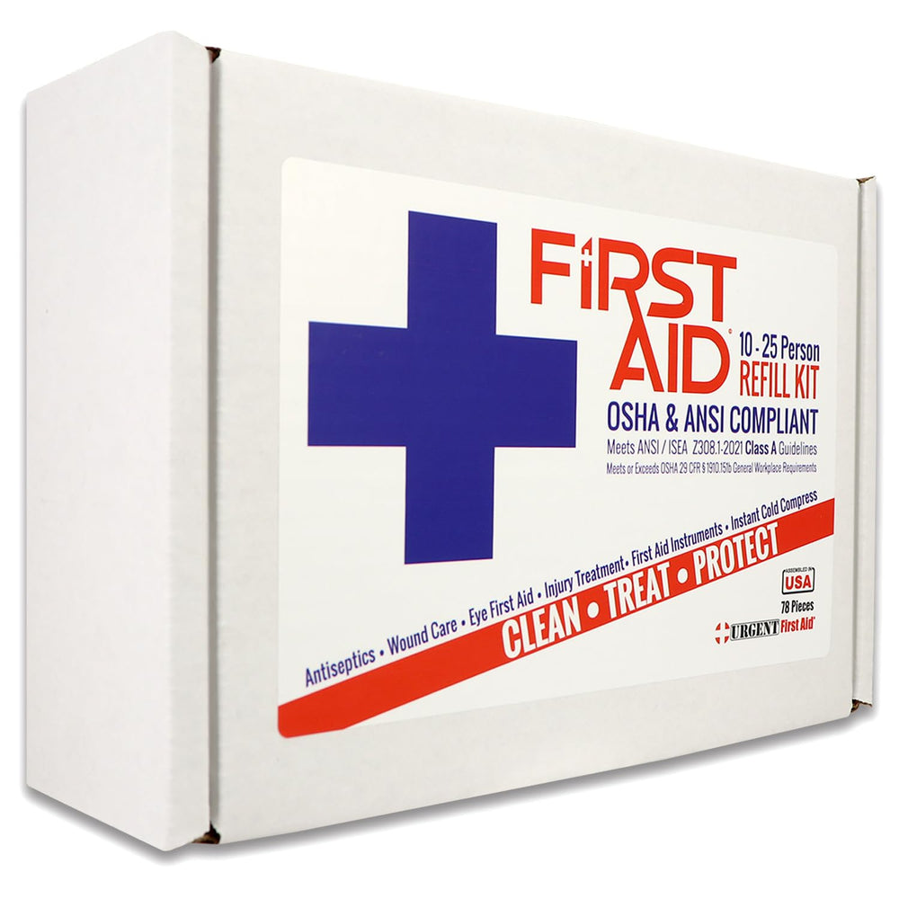 Urgent First Aid office setup ready for general office emergencies