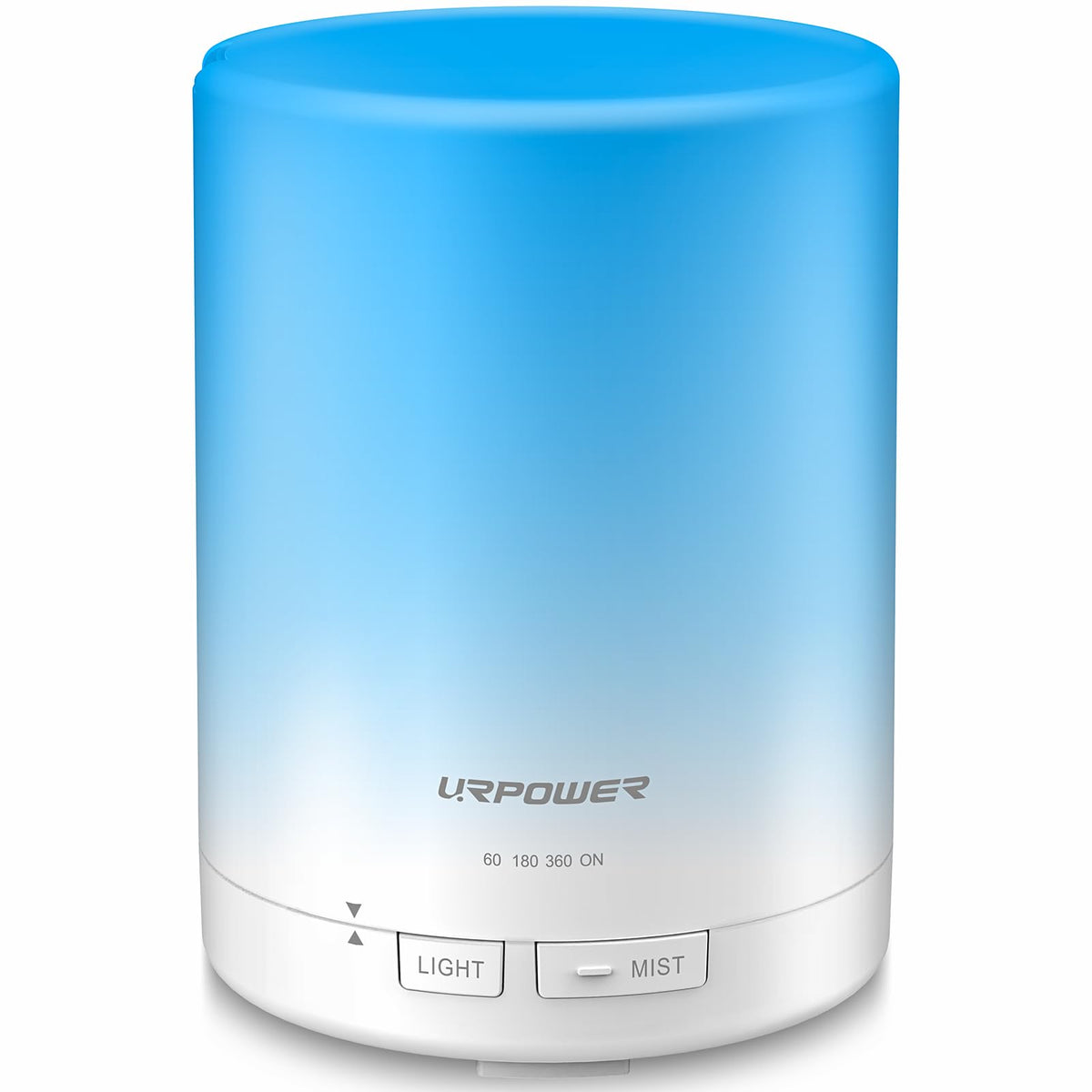 URPOWER 300ml aromatherapy diffuser with soft mist for peaceful rooms.