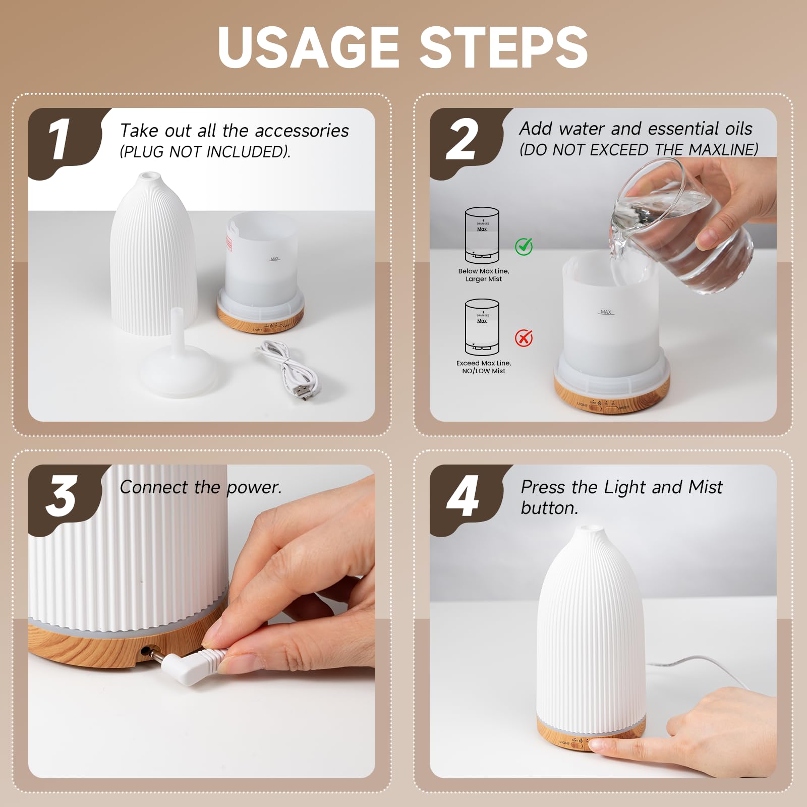 URPOWER seven-color LED lights offer customizable mood lighting