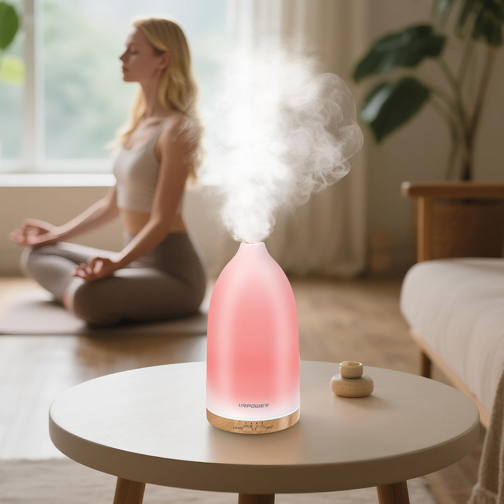 URPOWER diffuser uses BPA-free materials for safe aromatherapy sessions.