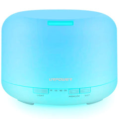 URPOWER upgraded 500ml diffuser tank in action delivering steady mist for the whole room.
