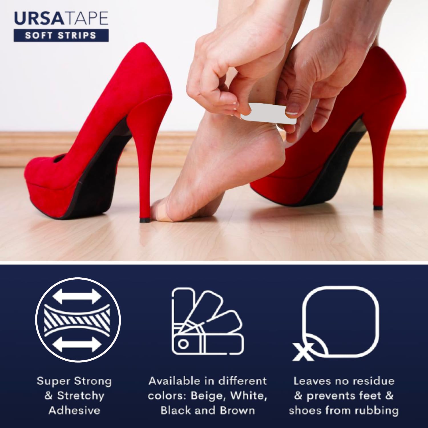 URSA Straps anti fricción en tela para menor rozamiento.
