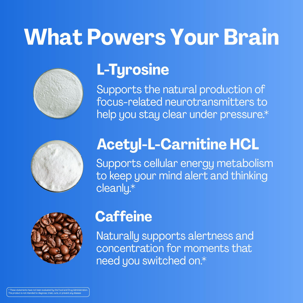 URVI Brain Gummies acetyl-l-carnitine brain energy