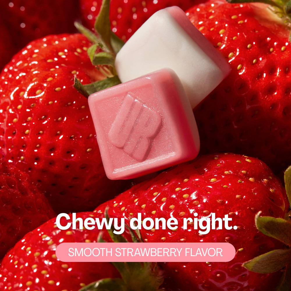 URVI Brain Gummies strawberry flavor inviting daily consumption