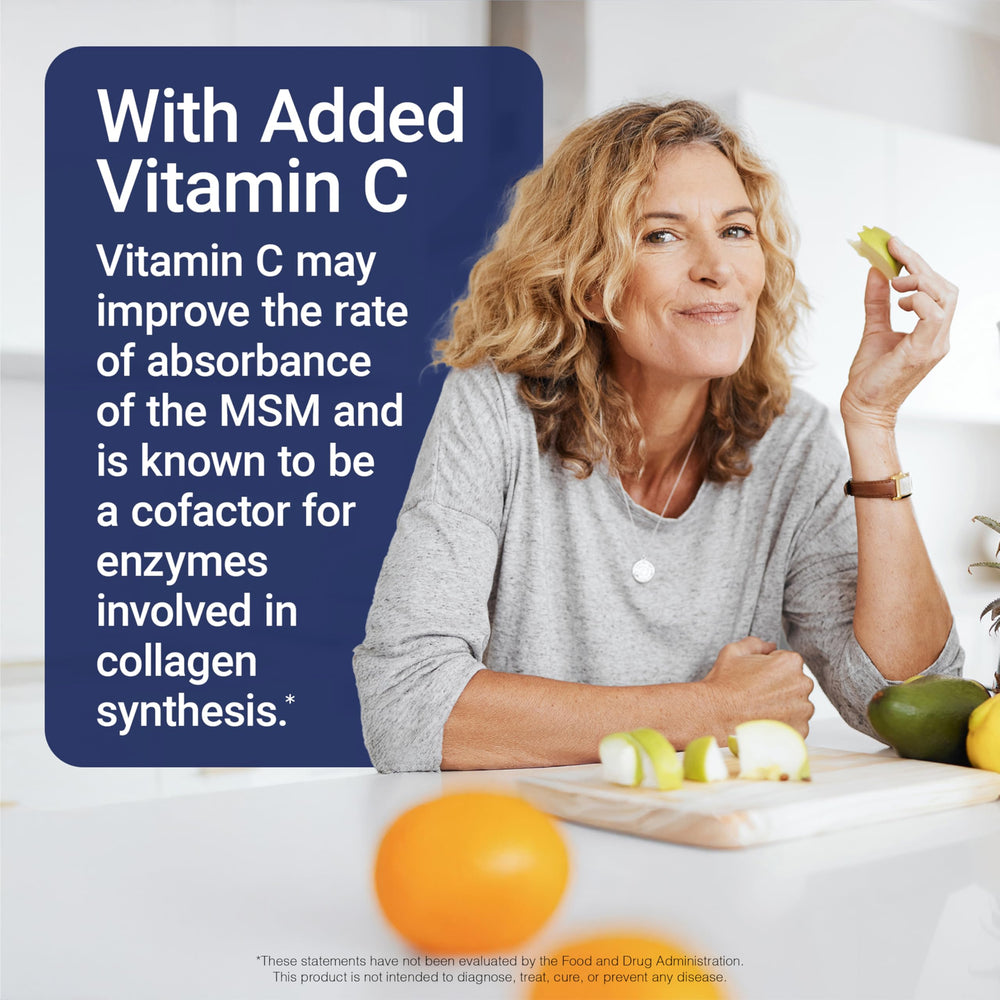 Advisory board portrait signals clinical guidance behind Mega MSM formulation.
