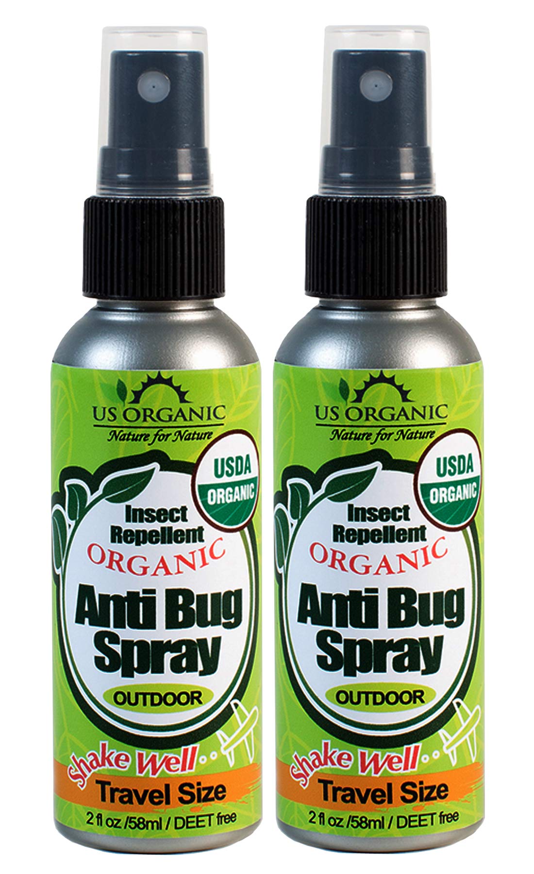 US Organic Mosquito Repellent Outdoor Pump Spray image shows easy outdoor protection with a refreshing herbal mist.