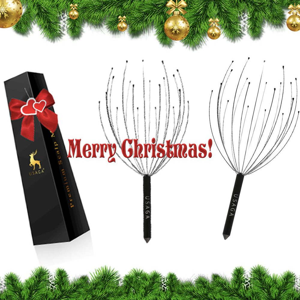 Durable metal construction of USAGA head massager