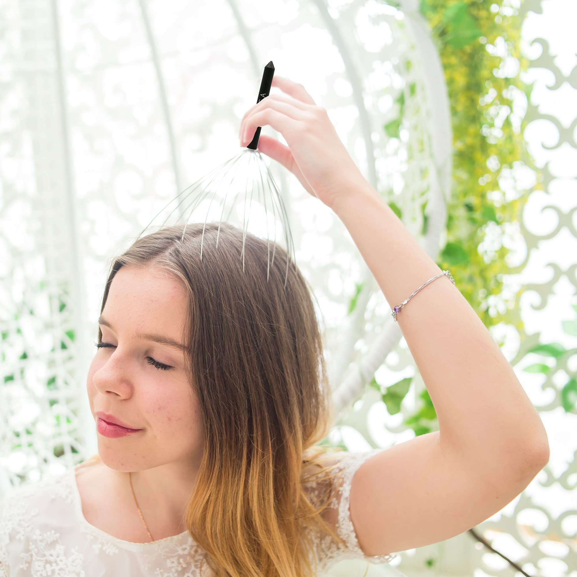 USAGA head massager ergonomic handle for comfortable grip