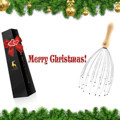 Regalo ideal para Navidad o cumpleaños, con mango de madera.