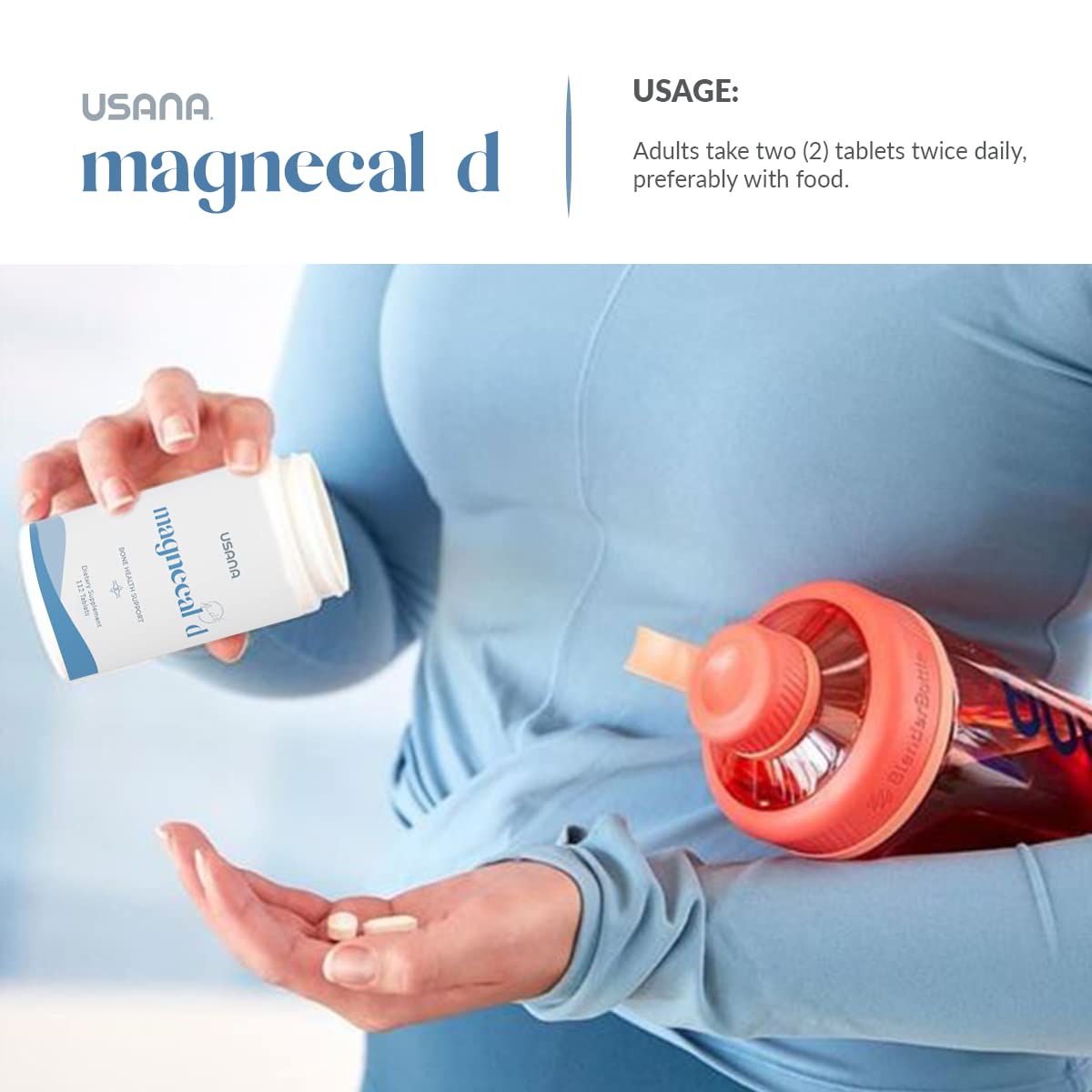 USANA MagneCal D packaging box for easy purchase and storage.